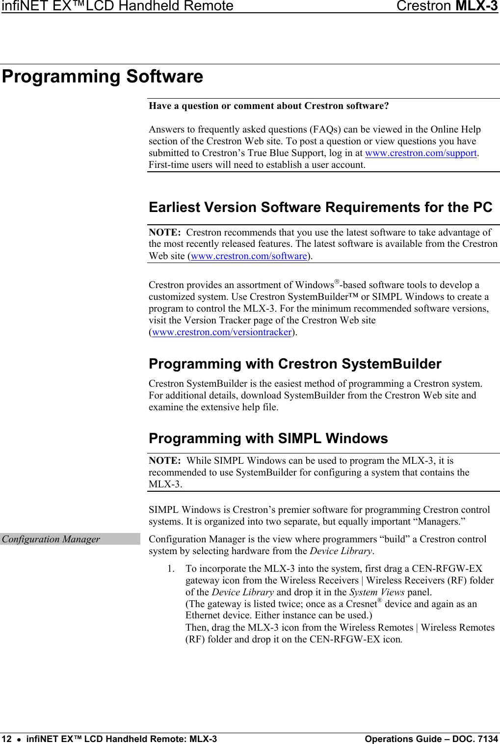 Crestron programming software download