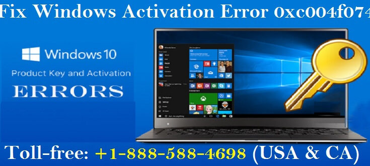 Windows activation code 0xc004f074